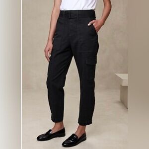 NWT High-Rise Cargo Pant in Black | Banana Republic Factory Women’s size 8